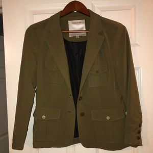 Walter Baker Green Military Blazer